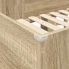 vidaXL Estructura de litera con escritorio Roble Sonoma 75 x 190 cm