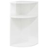 vidaXL Mesa Auxiliar brillante 29,6 x 29,6 x 60 cm