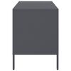 vidaXL Muebles para TV 2 unidades acero gris antracita 68x39x50,5 cm