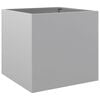 vidaXL Jardinera de acero galvanizado plateado 42x40x39 cm
