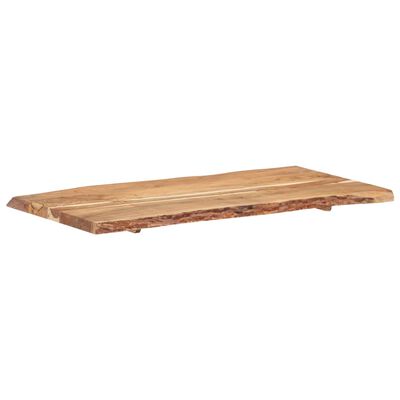 vidaXL Superficie de mesa de madera maciza de acacia 118x(50-60)x3,8cm
