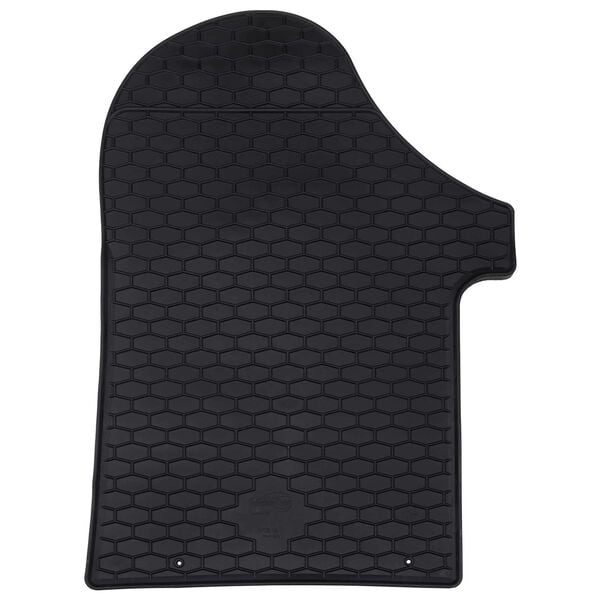 vidaXL Alfombrilla de Coche 2 pcs Negro TPE