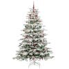 vidaXL Árbol de Navidad artificial con ramas articuladas 180 cm