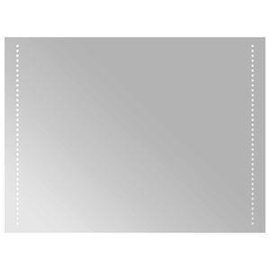 vidaXL Espejo de ba&ntilde;o LED Transparente 80 x 60 cm vidrio templado