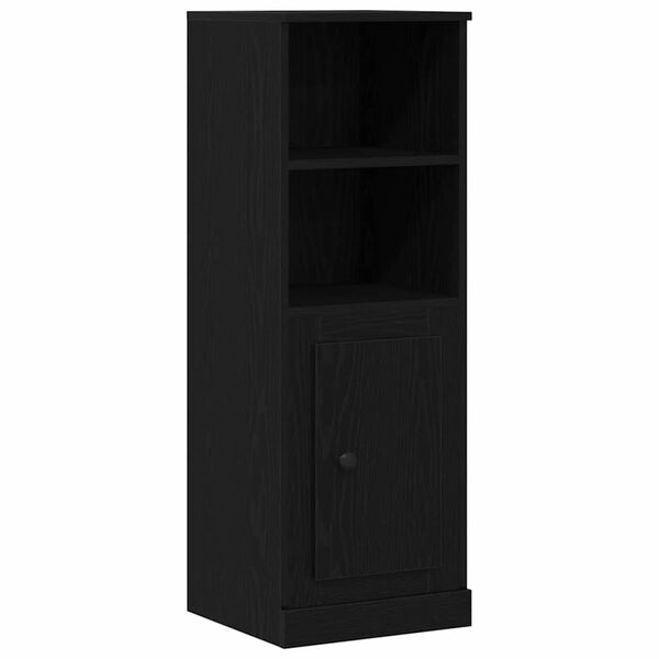 vidaXL Buffet Roble Negro 36 x 35.5 x 103.5 cm Madera contrachapada