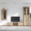 vidaXL Conjunto de mueble de TV con caj&oacute;n FLORIN Roble Sonoma