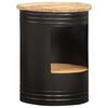 vidaXL Mesa de centro de madera maciza de mango 43x55 cm