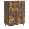vidaXL Aparador Roble Ahumado 66 x 34,5 x 92 cm Madera de Ingenier&iacute;a