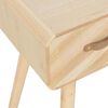 vidaXL Mesa consola de madera maciza 100x35x68 cm