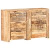vidaXL Cajonera de madera maciza de mango 118x33x75 cm