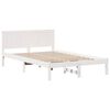 vidaXL Estructura de cama 120 x 200 cm Madera maciza de Pino