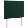vidaXL Cama box spring con colch&oacute;n terciopelo verde oscuro 90x190 cm