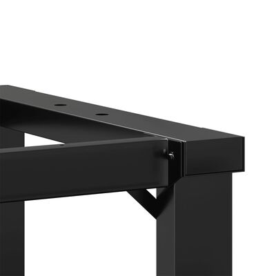 vidaXL Patas de mesa de centro estructura O hierro fundido 80x40x43 cm
