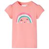 Camiseta infantil color coral claro 92