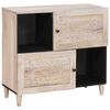 vidaXL Aparador Blanco Blanqueado 80 x 33 x 75 cm