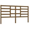 vidaXL Cabecero de cama madera maciza de pino marr&oacute;n miel 206x4x104 cm