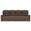 vidaXL Sill&oacute;n reclinable de masaje de 4 plazas tela taupe