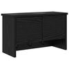 vidaXL Perchero de pared Montada en la pared Roble Negro