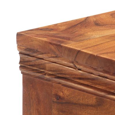 vidaXL Aparador de madera maciza de acacia 62x30x75 cm
