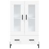 vidaXL Aparador alto madera de ingenier&iacute;a blanco 69,5x31x115 cm