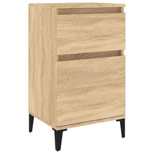 vidaXL Mesita de noche color roble sonoma 40x35x70 cm