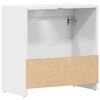 vidaXL Armario de baño madera contrachapada blanco 60x33x61 cm