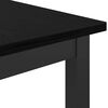 vidaXL Mesa Roble Negro 100 x 50 x 90,5 cm