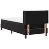vidaXL Cama tipo Box Spring con colch&oacute;n Negro 200 x 80 cm Terciopelo