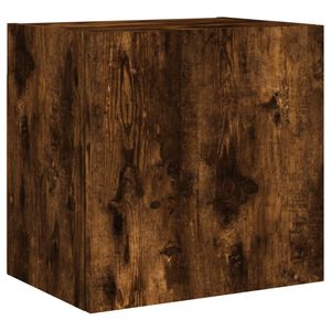 vidaXL Mueble TV de pared madera ingenier&iacute;a roble ahumado 40,5x30x40cm