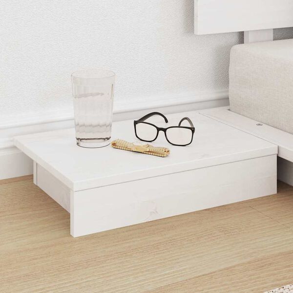 vidaXL Estructura de cama Marrón 75 x 190 cm Madera