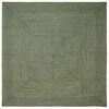 vidaXL Alfombra de &aacute;rea Verde oliva 240 x 240 cm yute