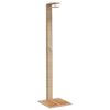vidaXL Ducha de exterior rat&aacute;n PE y madera acacia beige 50x55x224 cm