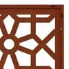 vidaXL Adorno de pared de jard&iacute;n acero corten dise&ntilde;o morisco 105x55 cm