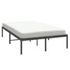 vidaXL Estructura de cama sin colch&oacute;n metal negro 120x200 cm