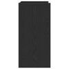 vidaXL Armario para lavadora Roble Negro 67,5 x 48 x 97 cm