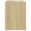 vidaXL Mesita de noche madera contrachapada roble Sonoma 40x30x40 cm