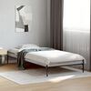 vidaXL Estructura cama madera ingenier&iacute;a metal gris Sonoma 90x190 cm