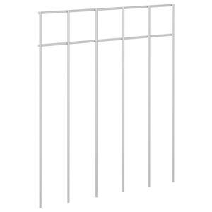 vidaXL Panel de valla de jard&iacute;n 12 uds. 25 x 30 cm Acero Galvanizado