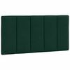 vidaXL Estructura de cama sin colch&oacute;n Hanko terciopelo verde oscuro 100x200 cm