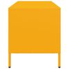 vidaXL Mueble para TV acero laminado en frío amarillo 101,5x39x43,5 cm