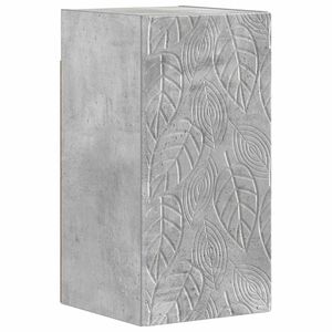 vidaXL Armario de pared para ba&ntilde;o DELFT Gris Hormig&oacute;n 30 x 31 x 59 cm