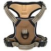 vidaXL Arn&eacute;s para perros con bandas reflectantes ajustables marr&oacute;n L