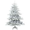 vidaXL Árbol de Navidad artificial con ramas articuladas 150 cm PVC