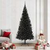 vidaXL &Aacute;rbol de Navidad con 300 LED con soporte Negro 210 cm PVC