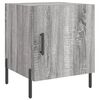 vidaXL Mesita de noche madera de ingenier&iacute;a gris Sonoma 40x40x50 cm