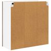 vidaXL Mueble colgante con puerta Roble ahumado 80 x 31 x 80 cm