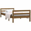 vidaXL Estructura de cama madera maciza de pino marr&oacute;n miel 75x190 cm