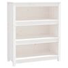 vidaXL Estanter&iacute;a madera maciza de pino blanca 80x35x97 cm
