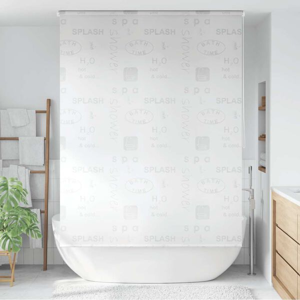 vidaXL Persiana enrollable de ducha Splash 160x240 cm