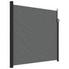 vidaXL Toldo lateral retr&aacute;ctil gris antracita 200x500 cm